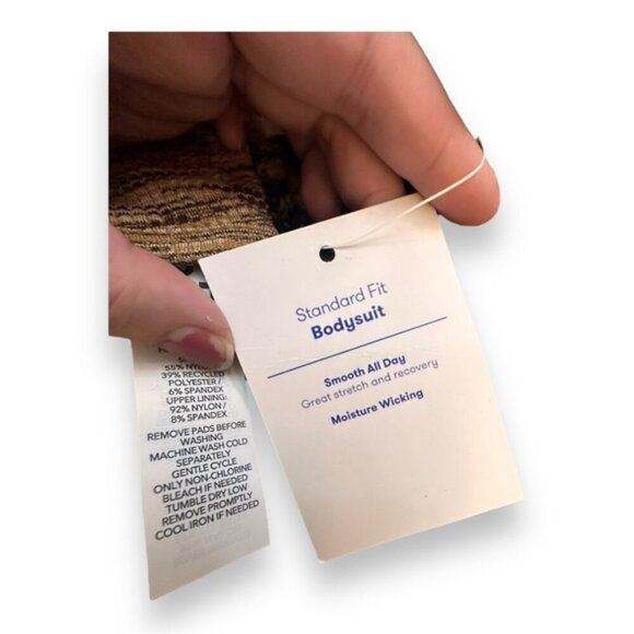 🆕 NWT Women’s L Large JoyLab Open Back Nude Bodysuit - Picture 9 of 11